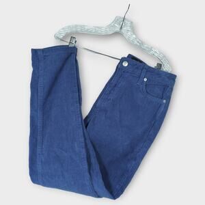 Womens BDG Urban Outfitters Mom High Rise Blue Corduroy Pants Size 25"